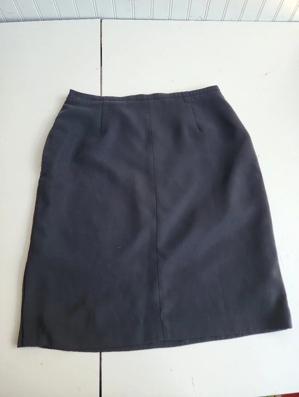 Preston & York Womens Black Pencil Skirt Lined Business Professional Sz 8